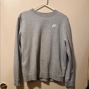 Nike Women’s Large Heather Gray Crewneck Sweater